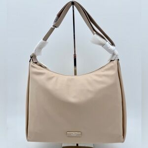 Kate Spade Carter Nylon Large Convertible Crossbody Warm Beige